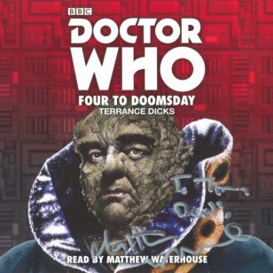 Tim Bradley's CD cover of 'Doctor Who - Four To Doomsday' signed by Matthew Waterhouse