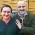 Tim Bradley with Nicholas Briggs at the 'Timeless Collectors' fair, Fareham in December 2014