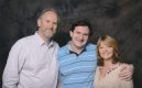 Tim Bradley with Peter Davison and Sarah Sutton at 'Worcester Comic Con', August 2016