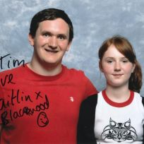 Tim Bradley with Caitlin Blackwood at the 'Collectormania Glasgow 2012', Braehead Arena, August 2012