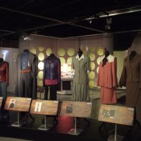 Costumes of the 'Doctor Who' companions at the 'Doctor Who Experience', November 2016