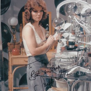 Tim Bradley's photo of Nyssa in 'Terminus' signed by Sarah Sutton