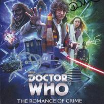 Tim Bradley's copy of 'The Fourth Doctor by Gareth Roberts' signed by adaptor John Dorney and producer David Richardson