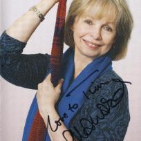 Tim Bradley's booklet photo of Lalla Ward in 'The Fourth Doctor by Gareth Roberts' signed by Lalla Ward