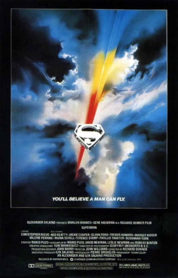 superman the movie poster