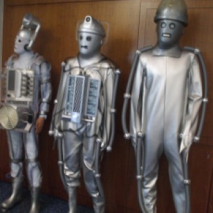 Cybermen suits at 'The Capitol II', Arora Hotel, Gatwick, May 2017