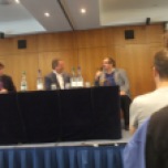 'Highly Impressionable' panel with Jon Culshaw and writer/script editor Terrance Dicks at 'The Capitol II', Arora Hotel, Gatwick, May 2017