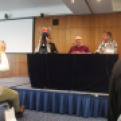 'K9 Timequake' panel with Bob Baker and Paul Tams at 'The Capitol II', Arora Hotel, Gatwick, May 2017