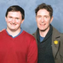 Tim Bradley with Paul McGann at the 'Cardiff Film & Comic Con', Motorpoint Arena, Cardiff, March 2014