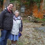 Tim Bradley and Mum at the Kilgetty Iron Works – Amroth, September 2017
