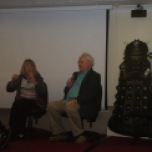 Anneke Wills and Colin Baker at 'Regenerations 2010', Swansea, September 2010