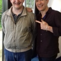 Tim Bradley with Paul McGann at the 'Folkestone Film, TV and Comic Con', Leas Cliff Hall, Folkestone in May 2018