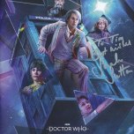 Tim Bradley's Blu-ray booklet of 'Doctor Who- Season 19' signed by Sarah Sutton
