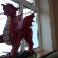 The Welsh Dragon in Wiseman's Bridge Inn, April 2019
