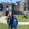 Dad and Mum at Carew Castle, April 2019