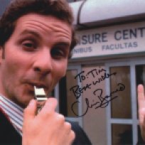 Tim Bradley's photo of Gordon Brittas from 'The Brittas Empire' signed by Chris Barrie