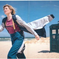 'Praxeus' photo of the Thirteenth Doctor from the 'London Comic Con Spring 2022', February 2022