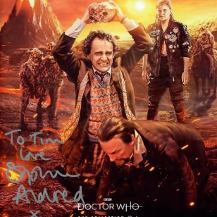 Tim Bradley's Blu-ray booklet of 'Doctor Who- Season 26' signed by Sophie Aldred